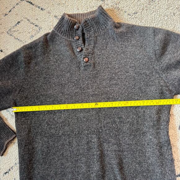 Daniele Blasi Mens Dark Gray Pullover Sweater Wool Blend Size Large Italy - Picture 7 of 9